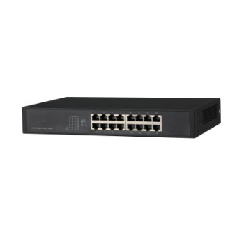 Dahua Technology PFS3016-16GT łącza sieciowe Nie zarządzany L2 Gigabit Ethernet (10 100 1000) Czarny