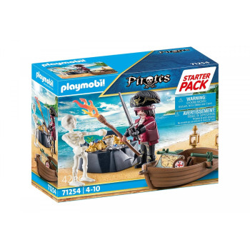 Figurka Pirates 71254 Starter Pack Pirat z łodzią