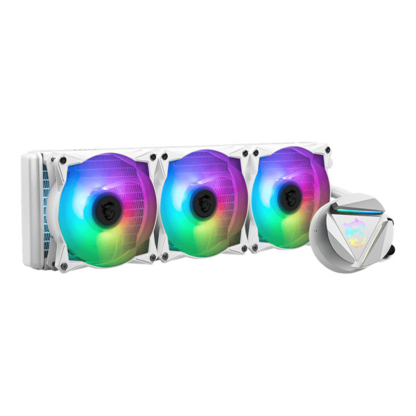 MSI MAG CORELIQUID 360R V2 WHITE system chłodzenia komputerów Płyta główna, Procesor Zestaw do chłodzenia płynami 12 cm Biały MSI MAG CORELIQUID 360R V2 WHITE system chłodzenia komputerów Płyta główna, Procesor Zestaw do chłodzenia płynami 12 cm Biały