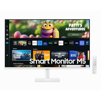 Samsung Smart Monitor M5 LS32CM501E monitor komputerowy 81,3 cm (32") 1920 x 1080 px Full HD LCD Biały