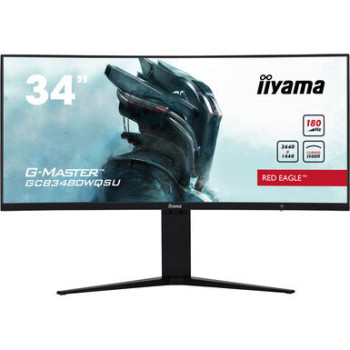 iiyama G-MASTER GCB3480WQSU-B1 monitor komputerowy 86,4 cm (34") 3440 x 1440 px UltraWide Quad HD Czarny