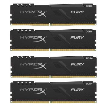 KINGSTON HyperX FURY DDR4 4x16GB 3466MHz Black