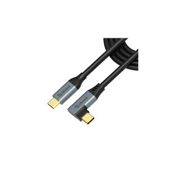 AKASA kabel USB-C 240Mbps, 100W PD, 90°