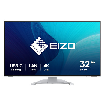 EIZO FlexScan EV3240X-WT monitor komputerowy 80 cm (31.5") 3840 x 2160 px 4K Ultra HD LCD Biały