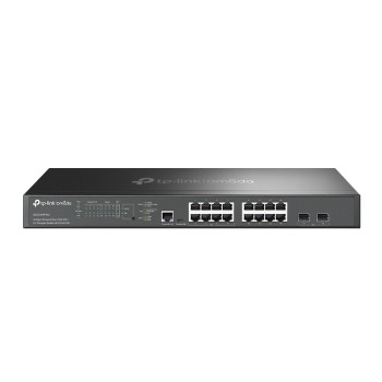 TP-Link Omada SG3218XP-M2 łącza sieciowe Zarządzany L2+ 2.5G Ethernet (100 1000 2500) Obsługa PoE 1U Czarny