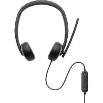 DELL WH3024 Zestaw słuchawkowy Przewodowa Opaska na głowę Połączenia muzyka USB Type-C Czarny