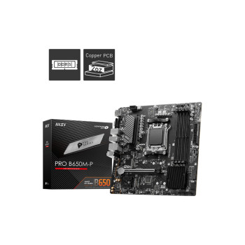 MSI PRO B650M-P płyta główna AMD B650 Gniazdo AM5 micro ATX