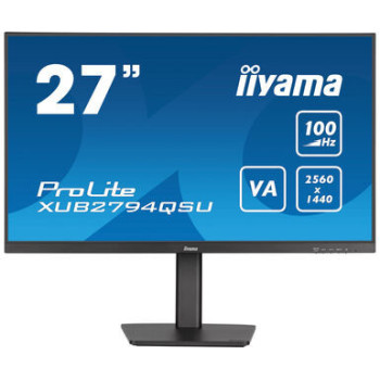 iiyama ProLite XUB2794QSU-B6 monitor komputerowy 68,6 cm (27") 2560 x 1440 px Wide Quad HD LCD Czarny