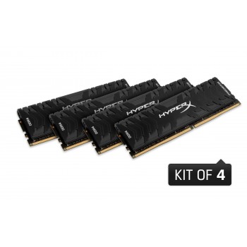 Zestaw pamięci Kingston HyperX PREDATOR HX426C13PB3K4/64 (DDR4 DIMM, 4 x 16 GB, 2666 MHz)