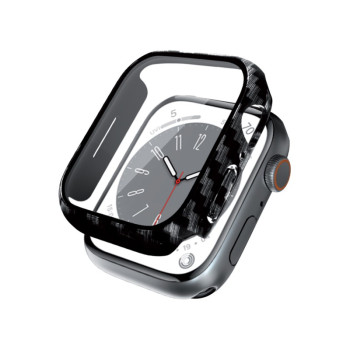 Etui ze szkłem Hybrid Watch Case Apple Watch 45mm Carbon