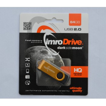 Pendrive IMRO AXIS/64G USB (64GB, USB 2.0, kolor złoty)