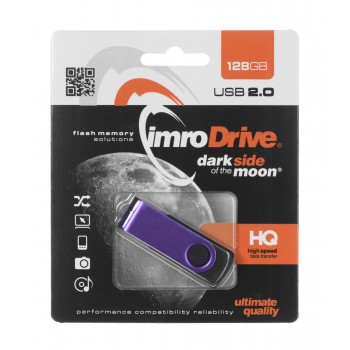 Pendrive IMRO AXIS/128G USB (128GB, USB 2.0, kolor purpurowy)