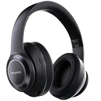 Słuchawki stereo Bluetooth A300BL nauszne Czarne