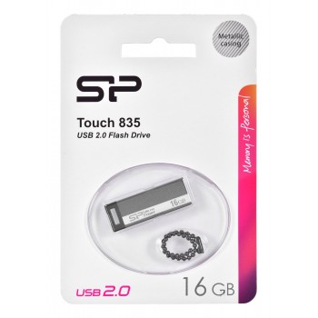 Pendrive Silicon Power Touch-835 16GB USB 2.0 (SP016GBUF2835V1T)