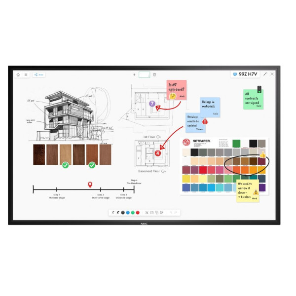 Monitor wielkoformatowy MultiSync M751 IGB 75 cali UHD 24/7 500cd/m2 Monitor wielkoformatowy MultiSync M751 IGB 75 cali UHD 24/7 500cd/m2