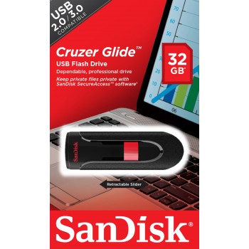 Pendrive SanDisk Cruzer Glide SDCZ60-032G-B35 (32GB, USB 2.0, kolor czarny)