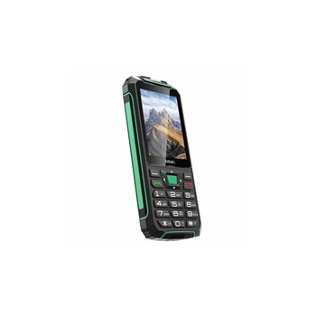EVOLVEO StrongPhone W4, vodotěsný odolný Dual SIM telefon, černo-zelená