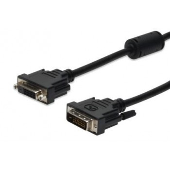 Kabel przedłużający DVI-D DualLink WQXGA 30Hz Typ DVI-D (24+1)/DVI-D (24+1) M/Ż 2m Czarny