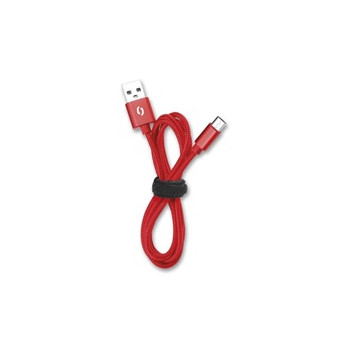 ALIGATOR datový kabel PREMIUM 2A, micro USB, délka 50 cm, červená