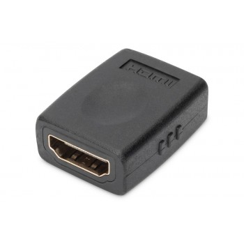 Adapter HDMI HighSpeed z Ethernetem 4K 60Hz UHD Typ HDMI A/HDMI A Ż/Ż Czarny