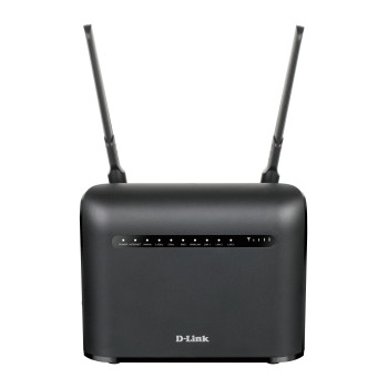 D-Link AC1200 router bezprzewodowy Gigabit Ethernet Dual-band (2.4 GHz 5 GHz) 4G Czarny