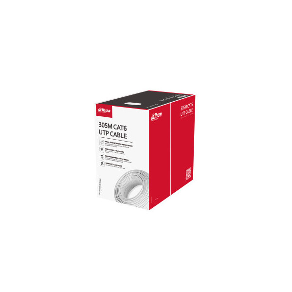 Dahua Technology PFM920I-6UN-C-V2 kabel sieciowy Biały 305 m Cat6 U UTP (UTP) Dahua Technology PFM920I-6UN-C-V2 kabel sieciowy Biały 305 m Cat6 U UTP (UTP)
