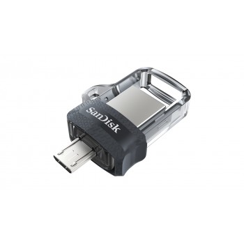 Pendrive SanDisk ULTRA SDDD3-128G-G46 (128GB, microUSB, USB 3.0, kolor szary)