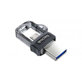 Pendrive SanDisk ULTRA SDDD3-128G-G46 (128GB, microUSB, USB 3.0, kolor szary)