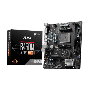 MSI B450M-A PRO MAX II płyta główna AMD B450 Socket AM4 micro ATX