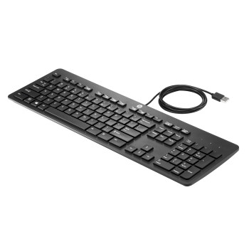 HP USB Business Slim Keyboard klawiatura Czarny
