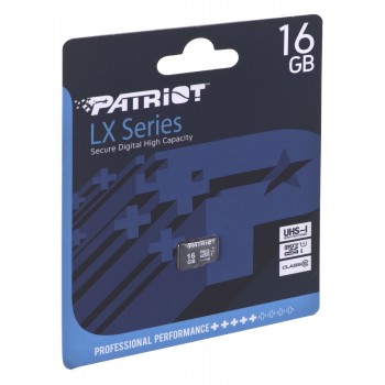 Patriot 16GB LX Series UHS-I microSDHC