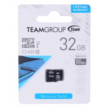 Team Group MicroSDHC 32GB UHS-I Class 10 Team (TUSDH32GCL10U02)