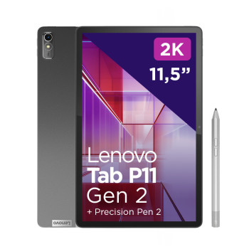 Lenovo Tab P11 128 GB 29,2 cm (11.5") Mediatek 4 GB Wi-Fi 6E (802.11ax) Android 12 Szary