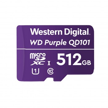Karta pamięci WD Purple microSDXC WDD512G1P0C (512 GB, Class 10, Class U1)
