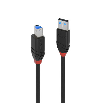 Lindy 43227 kabel USB 10 m USB 3.2 Gen 1 (3.1 Gen 1) USB A USB B Czarny