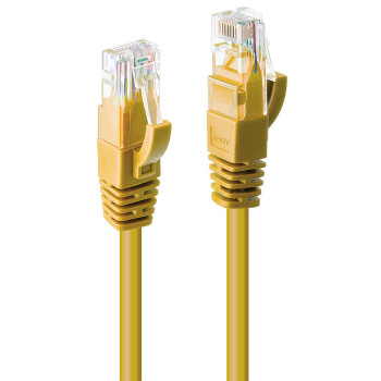 Lindy 48063 kabel sieciowy Żółty 2 m Cat6 U UTP (UTP)