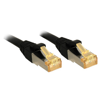 Lindy 47306 kabel sieciowy Czarny 0,5 m Cat7 S FTP (S-STP)