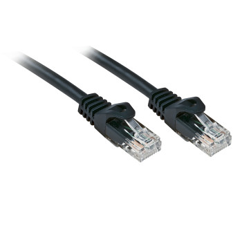 Lindy Rj45 Rj45 Cat6 1m kabel sieciowy Czarny U UTP (UTP)