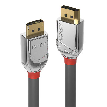 Lindy 36303 kabel DisplayPort 3 m Chrom, Szary