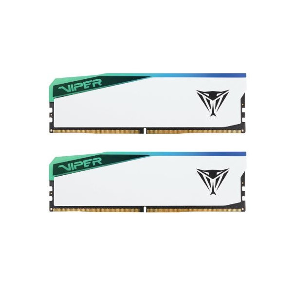 Pamięć do PC DDR5 Viper Elite 5 RGB 96GB/6000(2x48GB) CL42 Biała Pamięć do PC DDR5 Viper Elite 5 RGB 96GB/6000(2x48GB) CL42 Biała