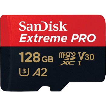 Karta pamięci SanDisk EXTREME PRO SDSQXCY-128G-GN6MA (128GB, Class 10, Class U3, V30, Karta pamięci)