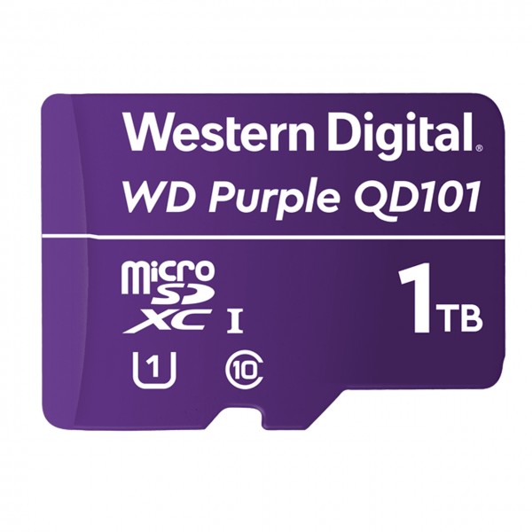 Karta pamięci WD Purple microSDXC WDD100T1P0C (1 TB, Class 10, Class U1) Karta pamięci WD Purple microSDXC WDD100T1P0C (1 TB, Class 10, Class U1)