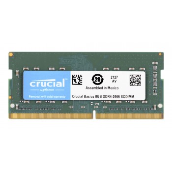 CRUCIAL SODIMM DDR4 8GB 2666MHz 1.2V