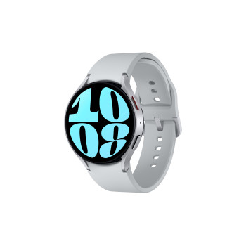 Samsung Galaxy Watch6 Watch6 3,81 cm (1.5") OLED 44 mm Cyfrowy 480 x 480 px Ekran dotykowy Srebrny Wi-Fi GPS