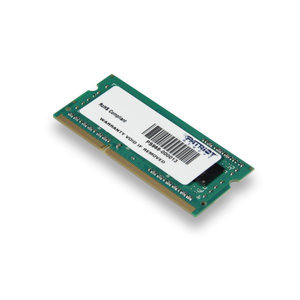 Pamięć Patriot Memory Signature PSD34G160081S (DDR3 SO-DIMM, 1 x 4 GB, 1600 MHz, CL11) Pamięć Patriot Memory Signature PSD34G160081S (DDR3 SO-DIMM, 1 x 4 GB, 1600 MHz, CL11)