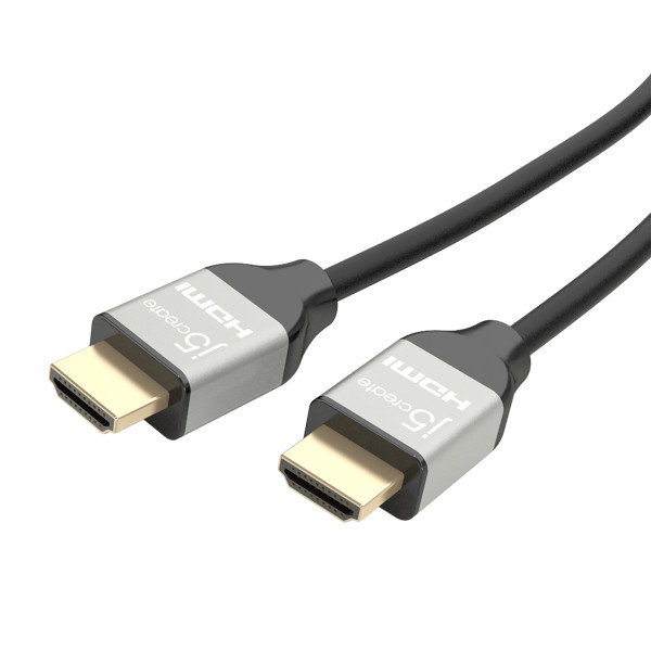 j5create JDC52 kabel HDMI 2 m HDMI Typu A (Standard) Czarny, Szary j5create JDC52 kabel HDMI 2 m HDMI Typu A (Standard) Czarny, Szary
