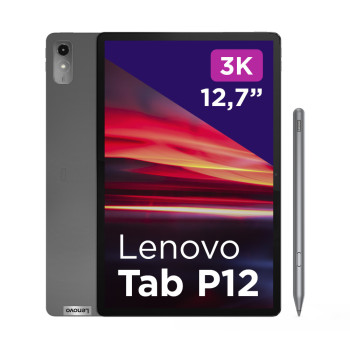 Lenovo Tab P12 128 GB 32,3 cm (12.7") Mediatek 8 GB Wi-Fi 6 (802.11ax) Android 13 Szary