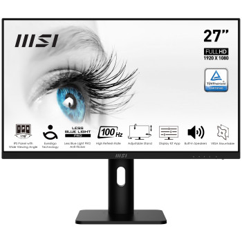 MSI Pro MP273AP monitor komputerowy 68,6 cm (27") 1920 x 1080 px Full HD Czarny