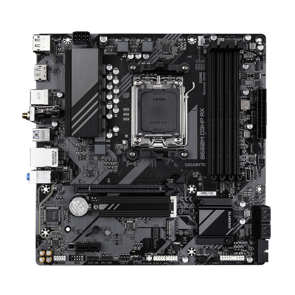 Gigabyte B650M D3HP AX płyta główna AMD B650 Gniazdo AM5 micro ATX Gigabyte B650M D3HP AX płyta główna AMD B650 Gniazdo AM5 micro ATX