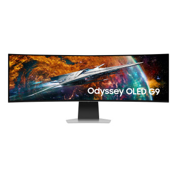 Samsung Odyssey LS49CG950SUXDU monitor komputerowy 124,5 cm (49") 5120 x 1440 px Dual QHD OLED Srebrny